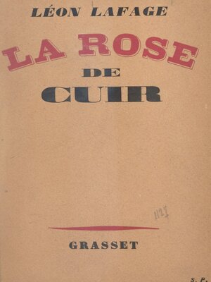 cover image of La rose de cuir